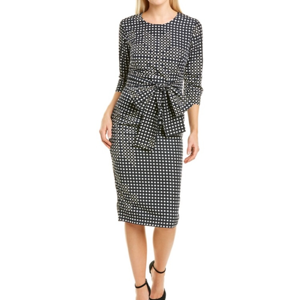 Samantha Sung Noa Silk Sheath Dress